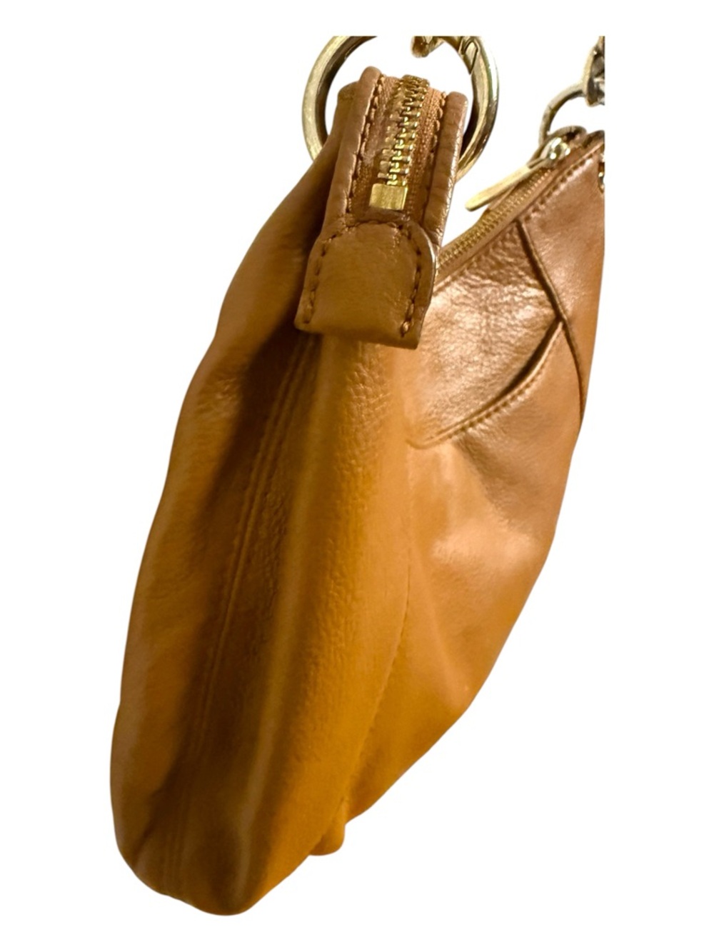 Michael Kors Fulton Large Pebbled Leather Hobo Shoulder Bag - Picture 11 of 13